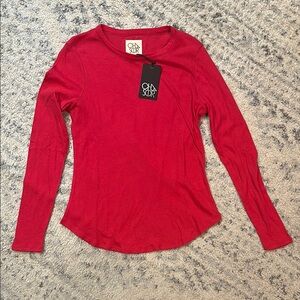 Chaser Red Long Sleeve Top